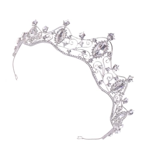 VALICLUD Glänzendes Krone Stirnband Geburtstag Mädchen Kopfbedeckung Krone Dekoratives Haarband Geburtstagsgeschenk Haarschmuck von VALICLUD