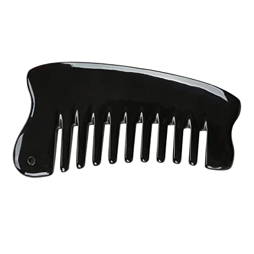 VALICLUD Multifunktionaler Massagekamm Aus Natürlichem Horn Tragbarer Haarkamm Für Kopfhaut Rückenmassage Für Frauen Und Männer Haarbruch Und Verbessert Die Haarstruktur von VALICLUD