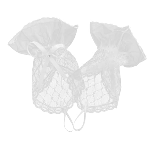 VALICLUD 1paar Fingerlose Spitzenhandschuhe Für Damen Elegante Spitzenärmel Für Hochzeiten Teepartys Und Tanzaufführungen Feine Spitze Mit Raffinierten Details Für Besondere Anlässe von VALICLUD