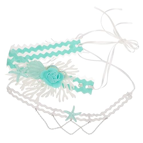 VALICLUD Meerjungfrauen-halskette Und Stirnband Set Aus Meerjungfrauen-accessoires Für Damen Und -halskette Für Strand-styles von VALICLUD