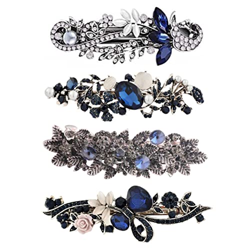 VALICLUD 1satz Vintage Haarnadeln Pack Retro Blumen Haarklammern Mit Strass Für Damen Und Mädchen Für Hochzeiten Partys Und Freizeitlook von VALICLUD