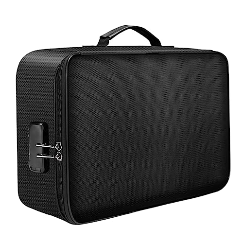 VALICLUD Mit Schloss Aktenordner Für Sichere Aufbewahrung Büro Schule Reise-Organizer von VALICLUD