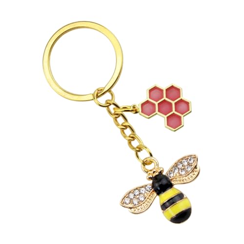 VALICLUD 1stk Biene Schlüsselanhänger Schöner Schlüsselanhänger Autoanhänger Handtaschenanhänger Requisiten Zum Aufhängen Von Schlüsseln Autoteile Schlüsselanhänger Auto- Rot Legierung von VALICLUD