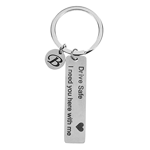 VALICLUD 1stück Drive Safe Schlüsselanhänger Aus Edelstahl Praktischer Auto Schlüsselanhänger Für Und Stil Für Fahranfänger Und Motorradfahrer von VALICLUD