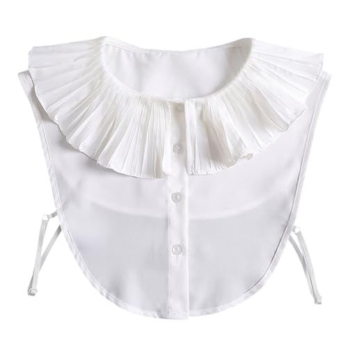 VALICLUD 1stk Falscher Kragen Chiffon-kragen Hemdkrageneinsätze Gefälschte Abnehmbarer Kragen Mit Falschem Kragen Falsches Kragen Für Blusen Hemden Weiß VALICLUD 1stk Falscher Kragen Chiffon-kragen Hemdkrageneinsätze Gefälschte Abnehmbarer Kragen Mit Falschem Kragen Falsches Kragen Für Blusen Hemden Weiß von VALICLUD