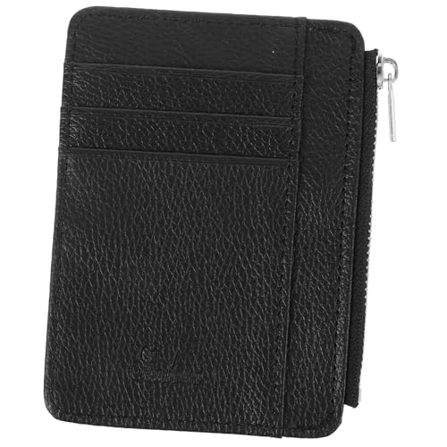 VALICLUD 1stück Damen Pu Geldbörse Mit Reißverschluss Kleine Multifunktionsbörse Für Karten Münzen Und Bargeld Leichte Und Tragbare Handtasche Für Unterwegs von VALICLUD