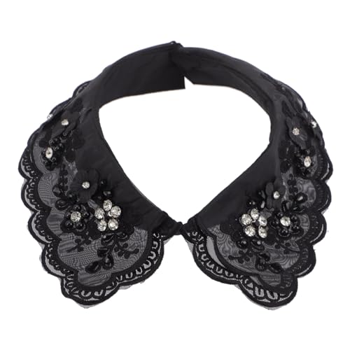 VALICLUD 1stück Retro Stickerei Falscher Kragen Abnehmbarer Blusenkragen Für Damen Vintage Stehkragen Fake Collar Für Shirts Pullover Und Westen Modisches Accessoire Für Jeden Anlass von VALICLUD