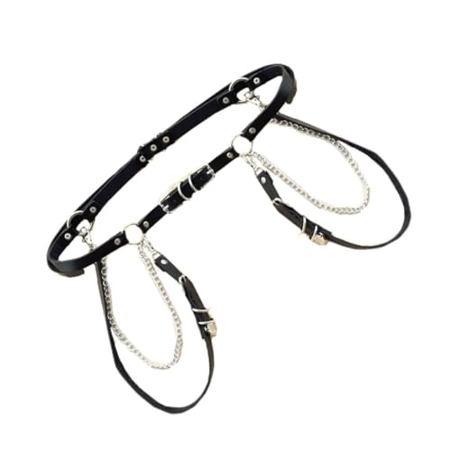 VALICLUD Punk-stil Herz Taillengürtel Mode Taillenkette Verstellbarer Taillengürtel Tanzaccessoire Schwarz VALICLUD Punk-stil Herz Taillengürtel Mode Taillenkette Verstellbarer Taillengürtel Tanzaccessoire Schwarz von VALICLUD