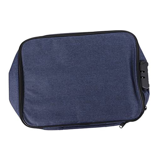 VALICLUD 1stk Id-Aufbewahrungstasche Aktentasche Mit Großem Fassungsvermögen Dateiordner-Organizer Sammelbeutel Für Reisedokumente wasserdichte Aufbewahrungstasche Taschen Navy Oxford-Stoff von VALICLUD
