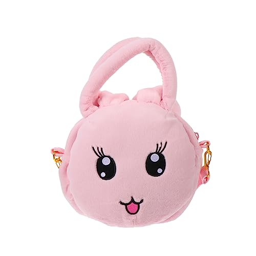 VALICLUD 1stk Kaninchen Plüsch Tasche Schultertasche Handtasche Kaninchen Trendige Reißverschlusstasche Kaninchen-reißverschlusstasche Kaninchen Beutel Plüschtasche Designpaket Mädchen Bote von VALICLUD