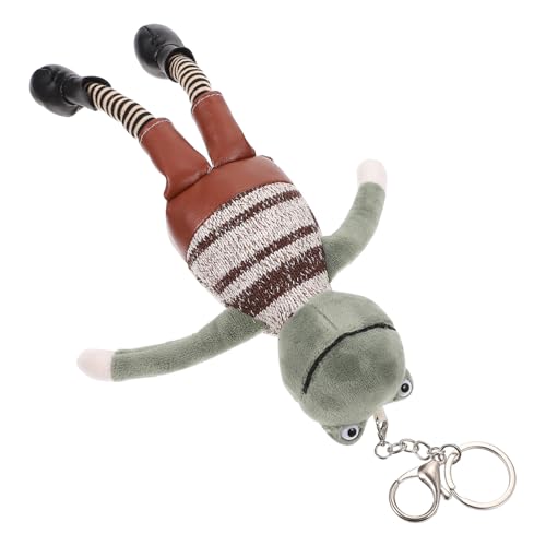 VALICLUD 1stk Kaninchen-Taschen-Ornament Weiches Spielzeug Autodekorationen Schultaschen-hängedekoration Kleinkind Schmuck Hängende Tierpuppe Mini-Tasche Green Super Weicher Kurzplüsch von VALICLUD