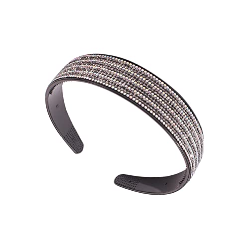 VALICLUD 1stk Kopfschmuck Aus Kristall Schal Stirnband Diamant-stirnbänder Hochzeit Stirnband Haarschmuck Für Frauen Haarschmuck Aus Strass Einfach Turban Adrett Damen Kopfclip von VALICLUD