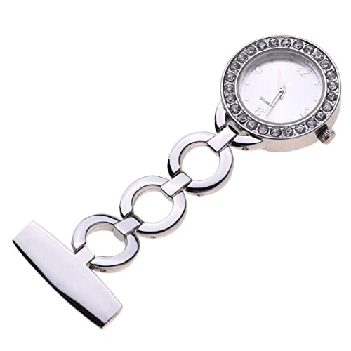 VALICLUD 1stk Krankenschwester Taschenuhr Clip-taschenuhr Einfache Uhr Ultra Weiblich Frauen Armbanduhr Aus Roségold Digitaluhr Schlank Damen Tank Regenbogen-taschenuhr Uhr Hängen Silver VALICLUD 1stk Krankenschwester Taschenuhr Clip-taschenuhr Einfache Uhr Ultra Weiblich Frauen Armbanduhr Aus Roségold Digitaluhr Schlank Damen Tank Regenbogen-taschenuhr Uhr Hängen Silver von VALICLUD