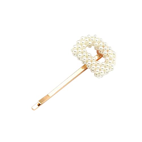 VALICLUD 1stück Perlen Haarklammer Mit Buchstaben-design Dekorative Haarspange Für Frauen Und Mädchen Eleganter Haarschmuck Für Verschiedene Anlässe Langlebig Und Stilvoll von VALICLUD