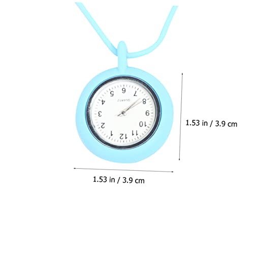 VALICLUD 1stk Quarzuhr Für Krankenschwester Digitaluhr Gold Brosche Ansehen Griffe Kette Medizinische Uhr Stand Taschenuhr Automatisch Stift Einziehbar Wickler Krankenschwester Uhr Blue von VALICLUD