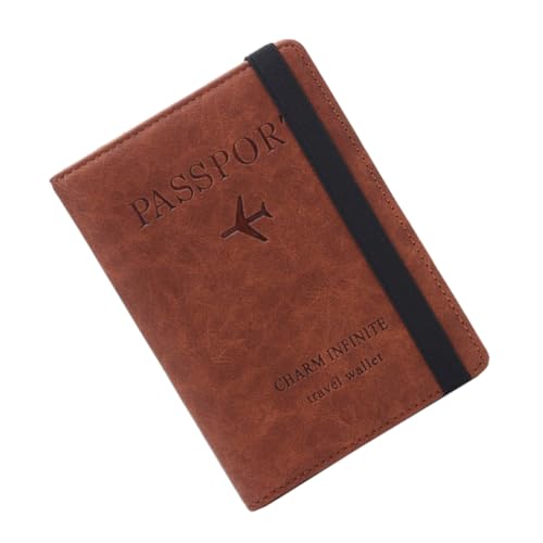 VALICLUD 1stück RFID Reisegeldbeutel Damen Pu Leder Case Multifunktionale Aufbewahrungstasche Für Pässe Und Ausweise Für Geschäftsreisen Und Alltag Kompakte Und Strapazierfähige von VALICLUD