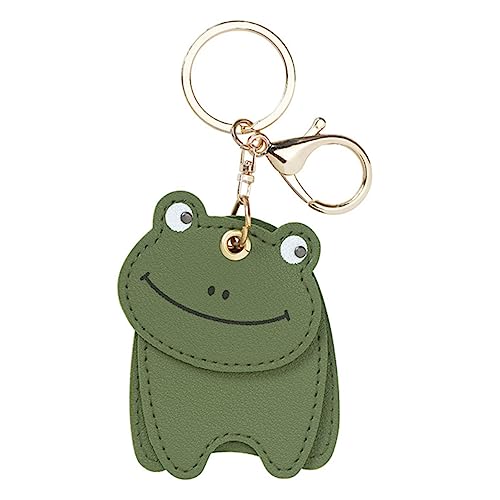 VALICLUD 1stk Schlüsselanhänger Halter Geldbeutel Anhänger Geldbörse Charme Handtasche Autozubehör Für Damen Plüsch Karabiner Kette Taschenanhänger Schlüsselbund Legierung Green von VALICLUD