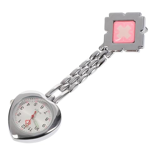 VALICLUD 1stk Taschenuhr Frauen Kette Pflege Digitaluhr Spule Einziehbar Stift Männer Digital Anschauen Hintergrundbeleuchtung Krankenschwester Uhr Aus Zweiter Hand Schalter Rosa Quarzwerk von VALICLUD