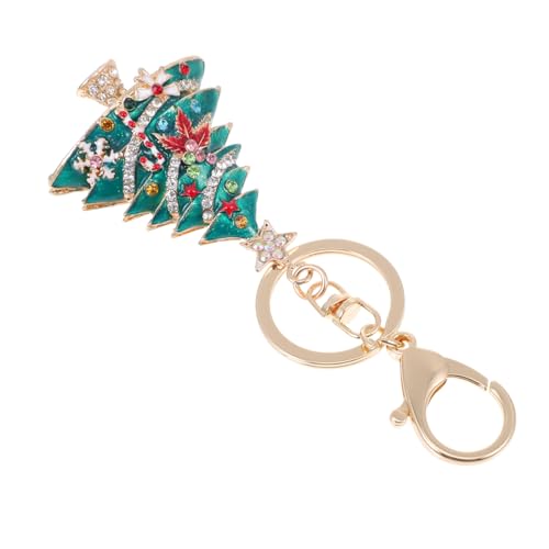 VALICLUD 1stk Weihnachtsbaum-anhänger Strumpfwaren Zubehör Zum Aufhängen Von Autokristallen Schmuck Für Paare Mini- Schlüssel Imitation Von Strasssteinen Weihnachtstasche von VALICLUD