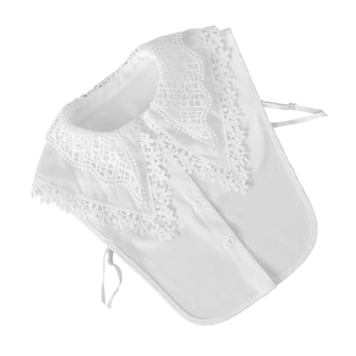 VALICLUD 1stück Abnehmbare Damen Fake Collar Aus Spitze Eleganter Kragen Für Blusen Und Shirts Vielseitig Kombinierbar Für Partys Und Alltag Hautfreundliches Material Leicht Und Bequem von VALICLUD