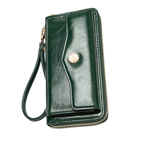 VALICLUD 1stück Damen Große Kapazität Langzeit Geldbörse Mit Reißverschluss Handliche Clutch Für Kosmetik Mobiltelefone Und Kleingeld Aus Hochwertigem Kunstleder von VALICLUD