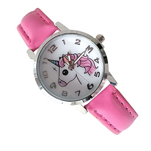 VALICLUD 1stück Kinderuhr Für Mädchen Stylische Analoge Armbanduhr Mit Verstellbarem Lederarmband Für Schule Und Freizeit Langlebig Und Praktisch von VALICLUD
