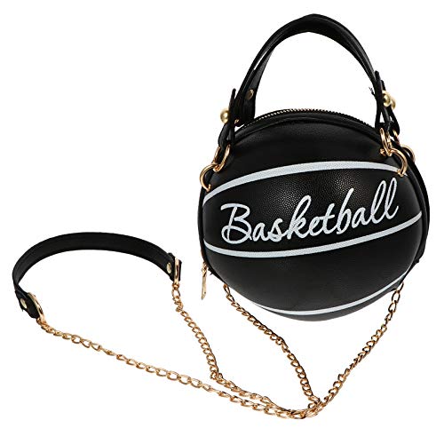 VALICLUD 1stück Kleine Basketball-form Umhängetasche Für Damen Pu Material Einfach Zu Reinigen Für Freizeit Shopping Und Partys Vielseitige Handtasche Für Mädchen Und Frauen von VALICLUD