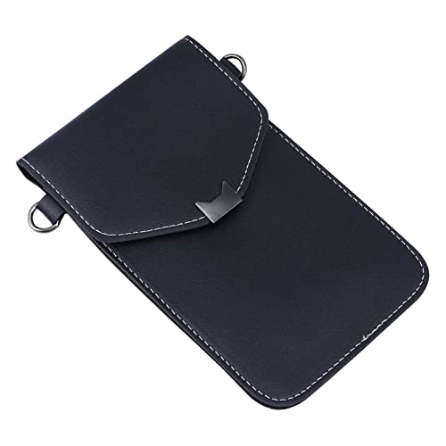 VALICLUD 1Stück Damen Crossbody Bag aus PU mit Transparentem Touchscreen Kleine Umhängetasche für Handy Karten und Geld für Strand Party und Shopping Lovely Messenger Bag in Verschiedenen Farben von VALICLUD