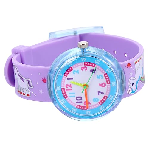 VALICLUD 1stück Mädchen Uhr Mit Cartoon-Muster Einstellbare Armbanduhr Für Jungen Und Mädchen Kinderuhr Mit Präziser Zeitmessung Und Niedlichem Design Für von VALICLUD