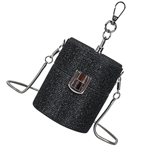 VALICLUD 1stück Mini Chain Bag Mit Glitzer Stilvolle Umhängetasche Für Damen Für Lippenstift Und Kleine Essentials Für Partys Und Alltag von VALICLUD