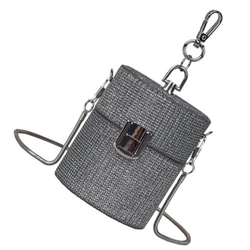 VALICLUD Mini Kette Tasche Lippenstift Tasche Kleine Crossbody Mini Einzelnen Schulter Stilvolles Design Aus Hochwertigem Material Für Schlüssel Kleingeld Und Kleinigkeiten Geeignet Für von VALICLUD