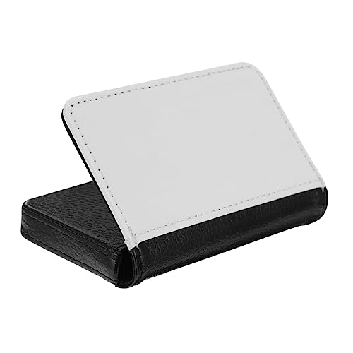 VALICLUD 1stück Praktischer Kartenhalter Aus Pu-Leder Schutzetui Für Visitenkarten Und Ausweise Stilvolles Kartenetui Für Herren Und Damen Kompakt Und Langlebig Für Unterwegs Modisches von VALICLUD