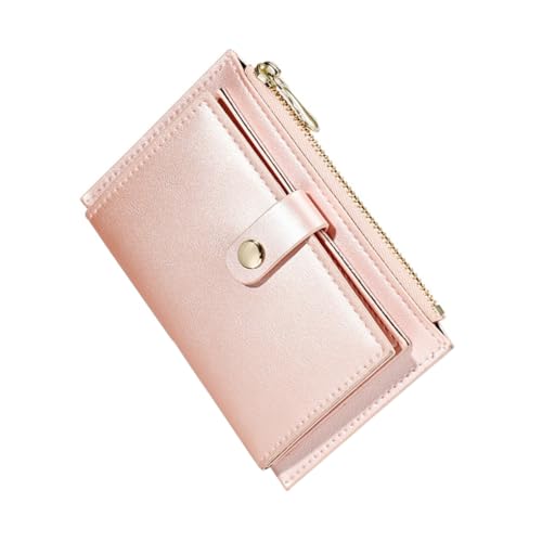 VALICLUD 1stück Pu Leder Geldbörse Damen Kompaktes Reißverschluss Kartenetui Mit Münzfach Multifunktionale Brieftasche Für Kreditkarten Tickets Und Mehr Leicht Und Langlebig Für von VALICLUD