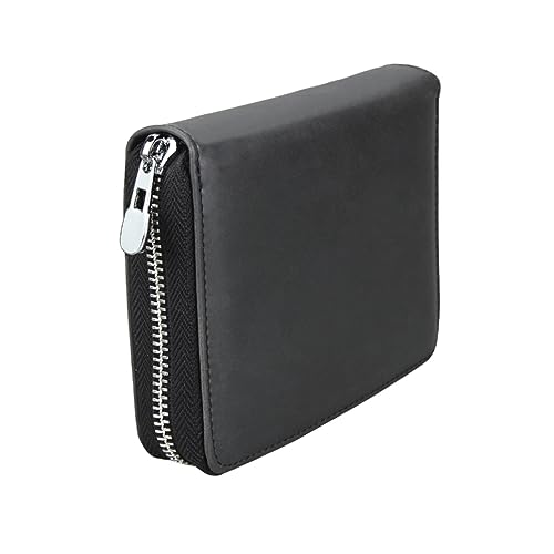 VALICLUD 1stück RFID Schutz Geldbörse Für Reisepass Multifunktionale Aufbewahrungstasche Organizer Für Männer Und Frauen Schwarz Für Reisen Und Büro Aus Hochwertigem Gefertigt von VALICLUD