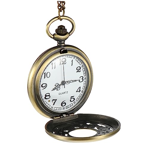 VALICLUD 1stück Retro Taschenuhr Mit Kette Vintage Blumenmuster Elegante Quartz-hängenuhr Langlebige Design Als Modisches Accessoire Für Damen Und Herren Für VALICLUD 1stück Retro Taschenuhr Mit Kette Vintage Blumenmuster Elegante Quartz-hängenuhr Langlebige Design Als Modisches Accessoire Für Damen Und Herren Für von VALICLUD