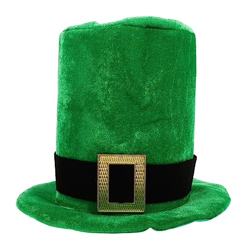 VALICLUD 1stück Saint Patrick's Day Hut Für Männer Und Frauen Grüner Velour Party Hut Für Festlichkeiten Bühnenauftritte Und Weihnachtsaufführungen Leicht Und Langlebig von VALICLUD