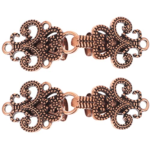 VALICLUD 2 Paar Schal-umhang-schnallenclips Für Mutter Und Kind Cardigan-kragenclips Uk-retro-cape-kragenverschlüsse Für Frauen von VALICLUD