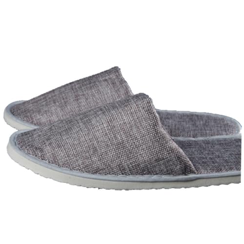 VALICLUD 2 Paar Unisex Einweg Hausschuhe Leicht Atmungsaktiv Angenehm für Reisen Hotel Spa Gäste Rutschfest Weite Tragbare Innen slipper von VALICLUD