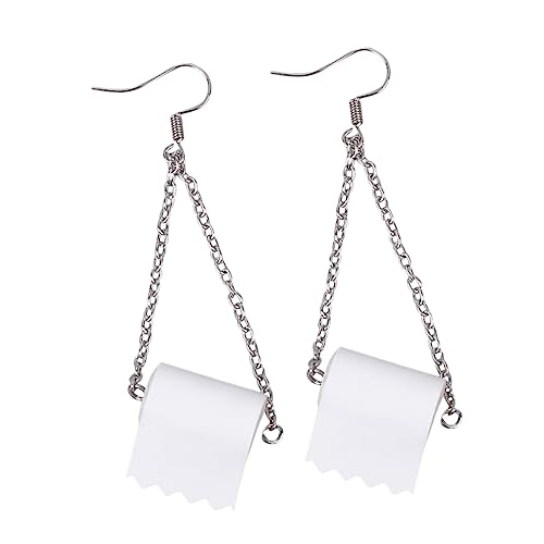VALICLUD 2 Paare 4 Stück Schmuck Ohrhänger Tropfenform Schlenker Ohrring Vergoldet Mode Damen Legierung Ohrhänger von VALICLUD