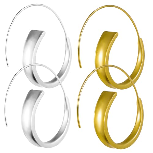 VALICLUD 2 Paare Creolen Ohrringe Damen Schmuck Legierung Curl Design Modisch Elegant Frauen und Mädchen Schmuck Schmuckstück VALICLUD 2 Paare Creolen Ohrringe Damen Schmuck Legierung Curl Design Modisch Elegant Frauen und Mädchen Schmuck Schmuckstück von VALICLUD