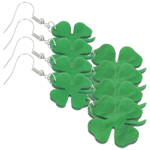 VALICLUD 2paare Kleeblatt Ohrringe Für Damen Grüne Ohrstecker Für Patrick's Day Schmuck Kreatives Design Leicht Tragbar Für Feste Und Besondere Anlässe VALICLUD 2paare Kleeblatt Ohrringe Für Damen Grüne Ohrstecker Für Patrick's Day Schmuck Kreatives Design Leicht Tragbar Für Feste Und Besondere Anlässe von VALICLUD