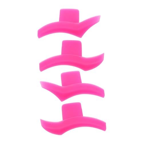 VALICLUD 2 Paare Eyeliner-Stempel werkzeug Eyeliner-Flügelstempel Augenwinkelschablonen Schablone mit Flügelspitze aus Silikon Lidschatten-Guide-Tool Eyeliner Anleitung Kieselgel Rosig von VALICLUD