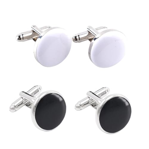 VALICLUD 2 Paare Manschettenknöpfe Herren Legierung Französischer Stil Modisch Langlebig Hemd Accessoires Für Business und Freizeit von VALICLUD