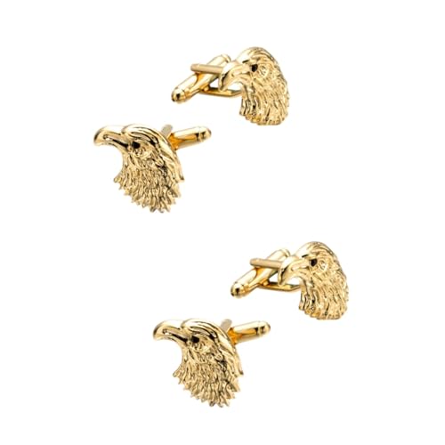 VALICLUD 2 Paare Manschettenlinks Verbindet Männer Manschettenknöpfe Herren Smoking-manschettenknöpfe Hemd Adler Manschettenknöpfe Mit Tierkopf Tiermanschette Manschettlink Kupfer Golden VALICLUD 2 Paare Manschettenlinks Verbindet Männer Manschettenknöpfe Herren Smoking-manschettenknöpfe Hemd Adler Manschettenknöpfe Mit Tierkopf Tiermanschette Manschettlink Kupfer Golden von VALICLUD