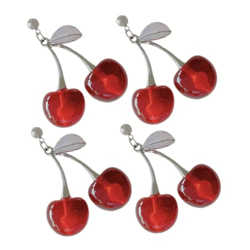 VALICLUD 2paare Damen-ohrringe Frucht-optik Hängend Obst-ohrschmuck Modische Ohrringe Für Teenager-mädchen Süße von VALICLUD
