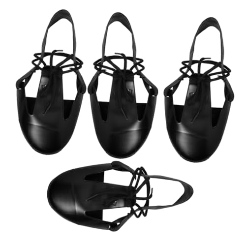 VALICLUD 2 Paare Stahlkappen Schuhüberzieher mit Rutschfester Sohle Universeller Schutz für Baustelle Werkstatt Industrie Sicherheitsschutz Überzieher für Damen und Herren Stahlkappenschutz von VALICLUD