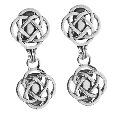 VALICLUD 2 Paare Vintage Strickjackenclip Damen Hollow out Pullover Clip aus Zinklegierung Vielseitiger Schal Cardiganverschluss Modischer Umhang broschen kragenclip für Hemden und Kleider von VALICLUD