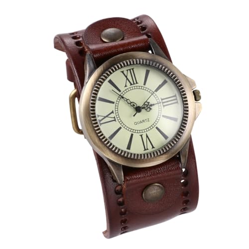 VALICLUD 2 STK Armbanduhren Aus Leder Schlanke Lederarmbanduhr Armreifen Für Damen Gut Ablesbare Armbanduhr Lederuhr Für Mädchen Studentische Armbanduhr Fräulein Gurt Männer Und Frauen von VALICLUD