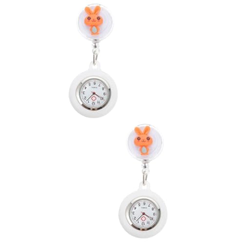 VALICLUD 2 STK Hasentaschenuhr Ärzte Clip auf der Uhr hängende Taschenuhr Cartoon Taschenuhr Praktische Taschenuhr Cartoon-Taschenuhr Von Kaninchen entworfene Hängeuhr Silikon Orange VALICLUD 2 STK Hasentaschenuhr Ärzte Clip auf der Uhr hängende Taschenuhr Cartoon Taschenuhr Praktische Taschenuhr Cartoon-Taschenuhr Von Kaninchen entworfene Hängeuhr Silikon Orange von VALICLUD