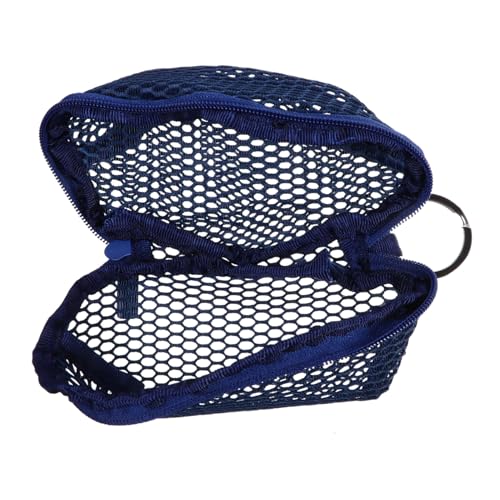 VALICLUD 2 STK Mesh-Aufbewahrungstasche Schlüsselanhänger Kosmetiktasche klare Toilettenartikel Reisetaschen-Organizer Seesäcke für unterwegs Make-up-Organizer-Tasche Mode-Geldbörse tragbar von VALICLUD